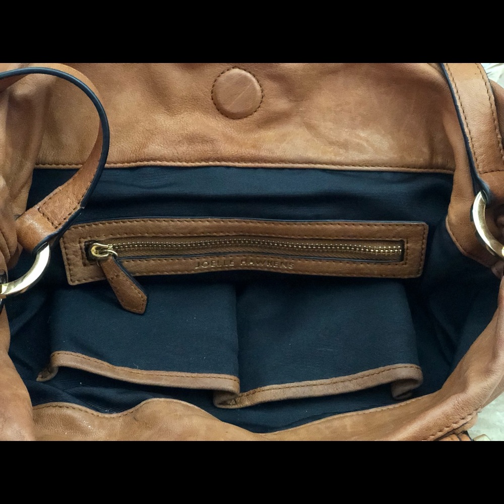 Cognac Leather Joelle Hawkins Bag - Picture 2 of 4